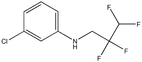 3-chloro-N-(2,2,3,3-tetrafluoropropyl)aniline 구조식 이미지