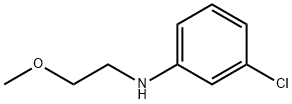 3-chloro-N-(2-methoxyethyl)aniline Structure