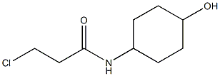 3-chloro-N-(4-hydroxycyclohexyl)propanamide Structure
