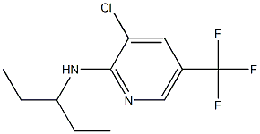 3-chloro-N-(pentan-3-yl)-5-(trifluoromethyl)pyridin-2-amine Structure