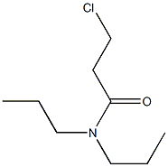 3-chloro-N,N-dipropylpropanamide Structure