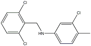 3-chloro-N-[(2,6-dichlorophenyl)methyl]-4-methylaniline 구조식 이미지