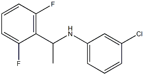 3-chloro-N-[1-(2,6-difluorophenyl)ethyl]aniline 구조식 이미지