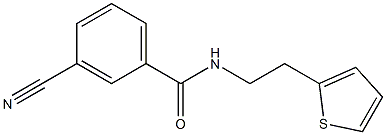 3-cyano-N-(2-thien-2-ylethyl)benzamide Structure