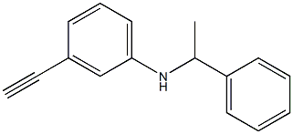 3-ethynyl-N-(1-phenylethyl)aniline 구조식 이미지