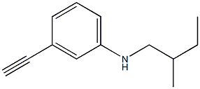 3-ethynyl-N-(2-methylbutyl)aniline Structure