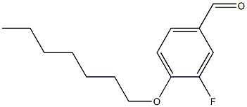 3-fluoro-4-(heptyloxy)benzaldehyde 구조식 이미지