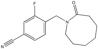 3-fluoro-4-[(2-oxoazocan-1-yl)methyl]benzonitrile 구조식 이미지