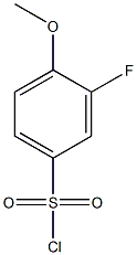 3-fluoro-4-methoxybenzene-1-sulfonyl chloride Structure