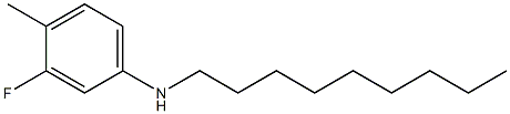 3-fluoro-4-methyl-N-nonylaniline Structure