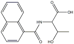 3-hydroxy-2-(naphthalen-1-ylformamido)butanoic acid Structure