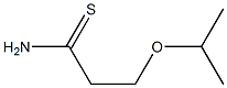 3-isopropoxypropanethioamide 구조식 이미지