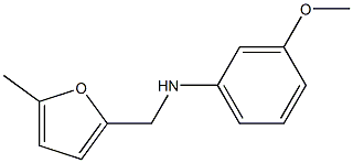 3-methoxy-N-[(5-methylfuran-2-yl)methyl]aniline 구조식 이미지