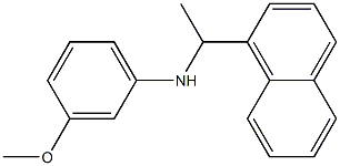 3-methoxy-N-[1-(naphthalen-1-yl)ethyl]aniline 구조식 이미지