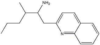 3-methyl-1-(quinolin-2-yl)hexan-2-amine Structure