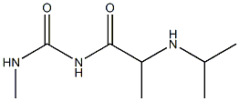 3-methyl-1-[2-(propan-2-ylamino)propanoyl]urea 구조식 이미지