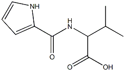 3-methyl-2-(1H-pyrrol-2-ylformamido)butanoic acid 구조식 이미지