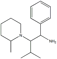 3-methyl-2-(2-methylpiperidin-1-yl)-1-phenylbutan-1-amine 구조식 이미지