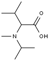 3-methyl-2-[methyl(propan-2-yl)amino]butanoic acid Structure