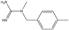 3-methyl-3-[(4-methylphenyl)methyl]guanidine 구조식 이미지