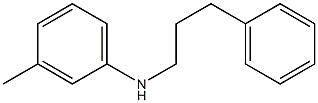 3-methyl-N-(3-phenylpropyl)aniline 구조식 이미지