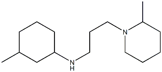 3-methyl-N-[3-(2-methylpiperidin-1-yl)propyl]cyclohexan-1-amine Structure