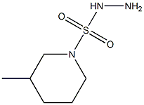 3-methylpiperidine-1-sulfonohydrazide Structure