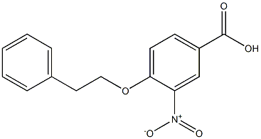 3-nitro-4-(2-phenylethoxy)benzoic acid Structure