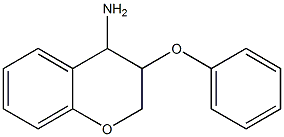 3-phenoxy-3,4-dihydro-2H-1-benzopyran-4-amine 구조식 이미지