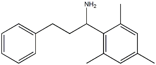 3-phenyl-1-(2,4,6-trimethylphenyl)propan-1-amine 구조식 이미지