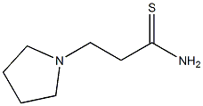 3-pyrrolidin-1-ylpropanethioamide Structure