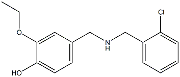 4-({[(2-chlorophenyl)methyl]amino}methyl)-2-ethoxyphenol Structure