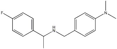 4-({[1-(4-fluorophenyl)ethyl]amino}methyl)-N,N-dimethylaniline 구조식 이미지