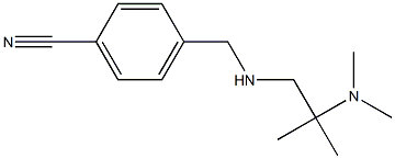 4-({[2-(dimethylamino)-2-methylpropyl]amino}methyl)benzonitrile Structure