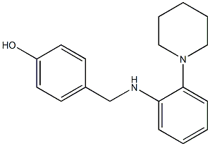 4-({[2-(piperidin-1-yl)phenyl]amino}methyl)phenol 구조식 이미지