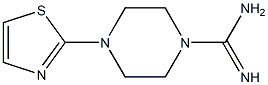 4-(1,3-thiazol-2-yl)piperazine-1-carboximidamide 구조식 이미지