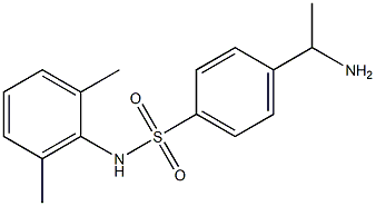 4-(1-aminoethyl)-N-(2,6-dimethylphenyl)benzene-1-sulfonamide 구조식 이미지