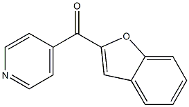 4-(1-benzofuran-2-ylcarbonyl)pyridine 구조식 이미지