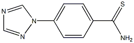 4-(1H-1,2,4-triazol-1-yl)benzene-1-carbothioamide Structure