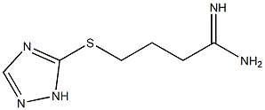 4-(1H-1,2,4-triazol-5-ylsulfanyl)butanimidamide 구조식 이미지