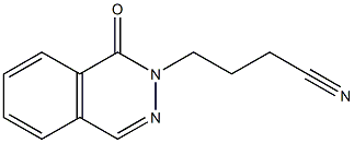 4-(1-oxophthalazin-2(1H)-yl)butanenitrile 구조식 이미지