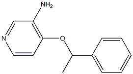 4-(1-phenylethoxy)pyridin-3-amine Structure