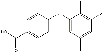 4-(2,3,5-trimethylphenoxy)benzoic acid Structure