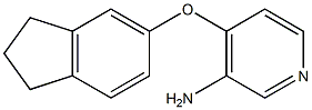 4-(2,3-dihydro-1H-inden-5-yloxy)pyridin-3-amine 구조식 이미지