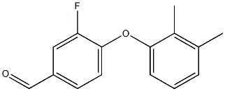 4-(2,3-dimethylphenoxy)-3-fluorobenzaldehyde Structure