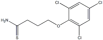 4-(2,4,6-trichlorophenoxy)butanethioamide Structure