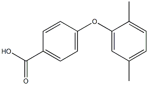 4-(2,5-dimethylphenoxy)benzoic acid Structure