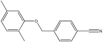 4-(2,5-dimethylphenoxymethyl)benzonitrile Structure