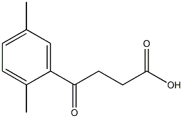 4-(2,5-dimethylphenyl)-4-oxobutanoic acid 구조식 이미지