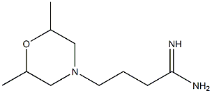 4-(2,6-dimethylmorpholin-4-yl)butanimidamide Structure